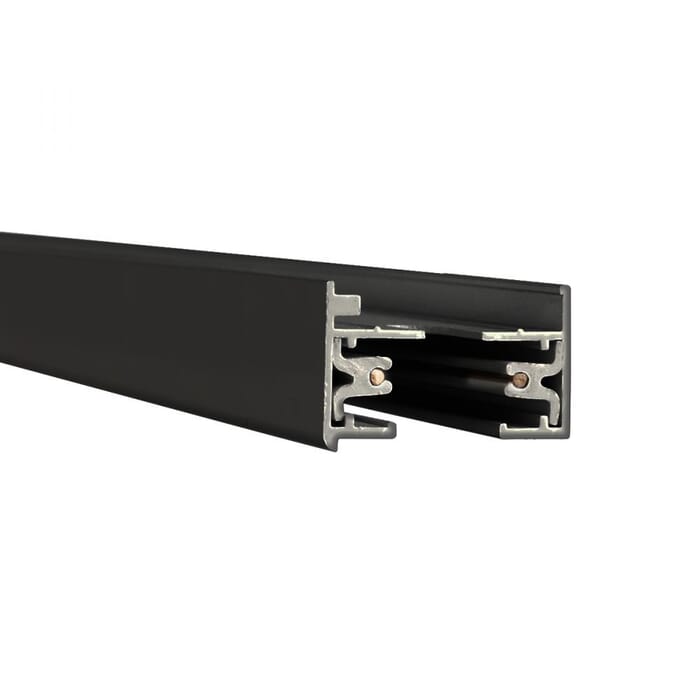 WAC Lighting L Track Single Circuit 120V in Black WAC Lighting L Track Single Circuit 120V in Black
