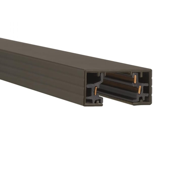 WAC Lighting H Track Single Circuit 120V in Dark Bronze WAC Lighting H Track Single Circuit 120V in Dark Bronze