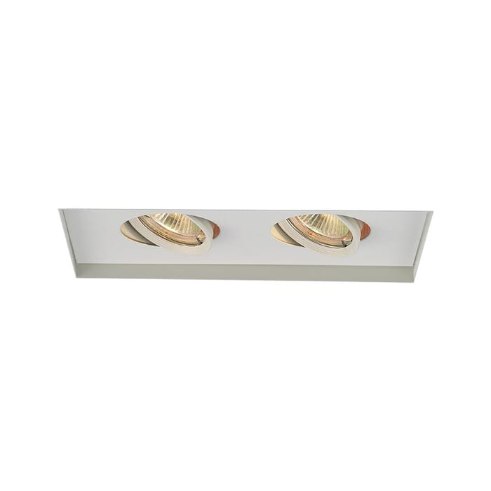 WAC Lighting 120V 1-Light Multiple Two Light Invisible Trim in White WAC Lighting 120V 1-Light Multiple Two Light Invisible Trim in White