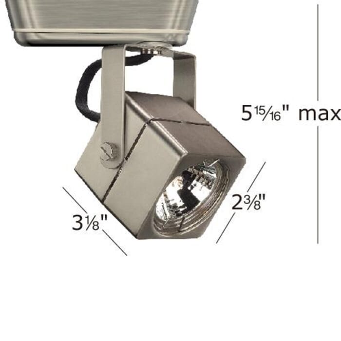WAC Lighting 120V HT-802 1-Light Track Head in Brushed Nickel WAC Lighting 120V HT-802 1-Light Track Head in Brushed Nickel