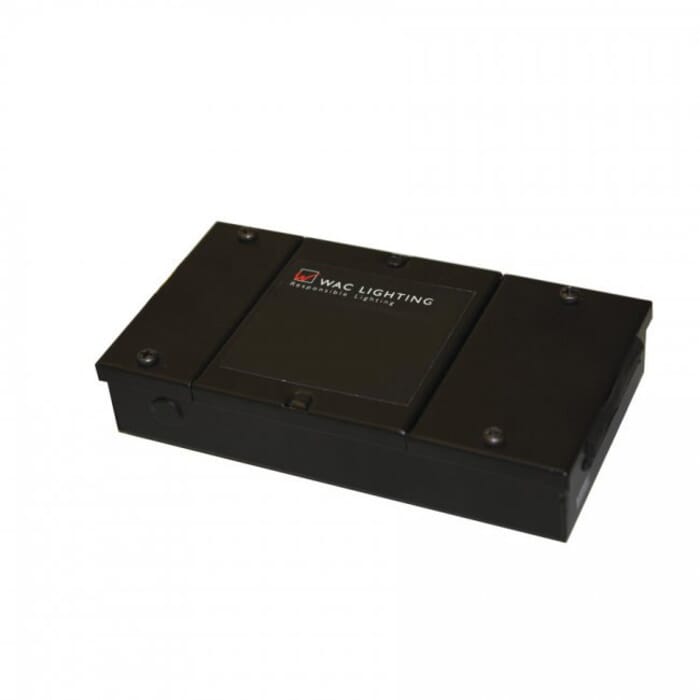 WAC Lighting Enclosed Electronic Transformer 0.7A,120V Input 12V Output in Black WAC Lighting Enclosed Electronic Transformer 0.7A,120V Input 12V Output in Black