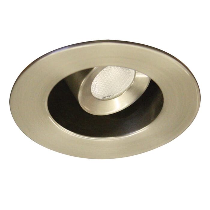 WAC Lighting LEDme 12V Miniature Recessed 1-Light Task Light in Brushed Nickel WAC Lighting LEDme 12V Miniature Recessed 1-Light Task Light in Brushed Nickel