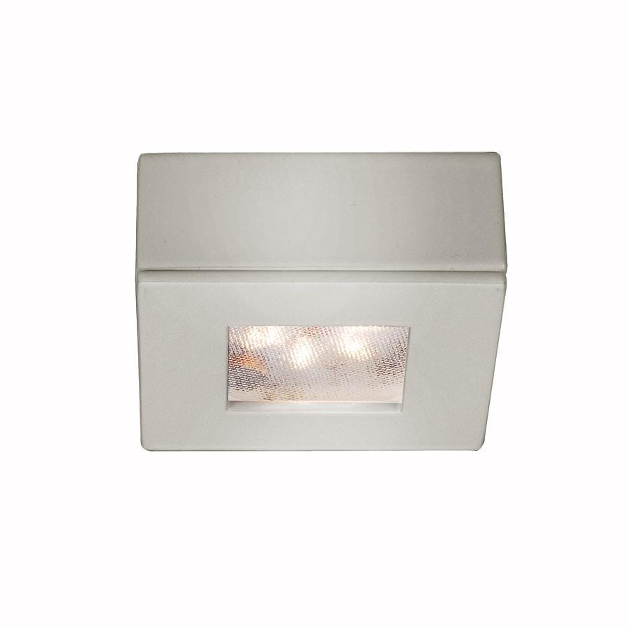 WAC Lighting Square LED 24V Button Light 1-Light in Brushed Nickel - HR-LED87S-BN