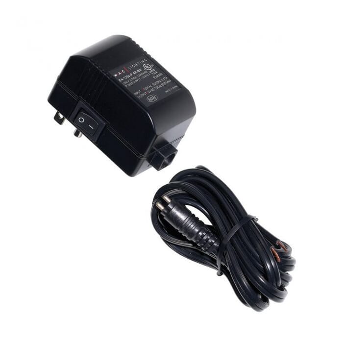 WAC Lighting Plug-in Electronic Transformer 120V Input 24V Output in Black WAC Lighting Plug-in Electronic Transformer 120V Input 24V Output in Black