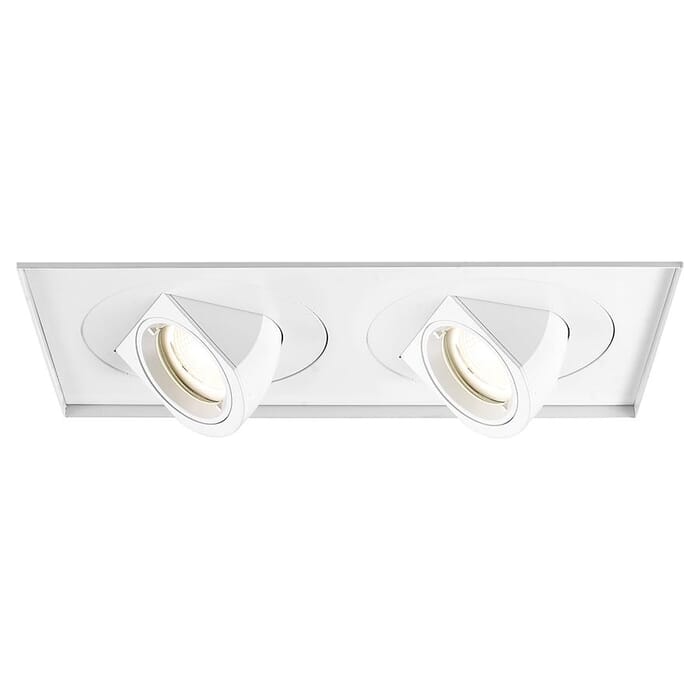 WAC Lighting Tesla 2-Light LED Multiple Two Light Invisible Trim with Light Engine in White WAC Lighting Tesla 2-Light LED Multiple Two Light Invisible Trim with Light Engine in White