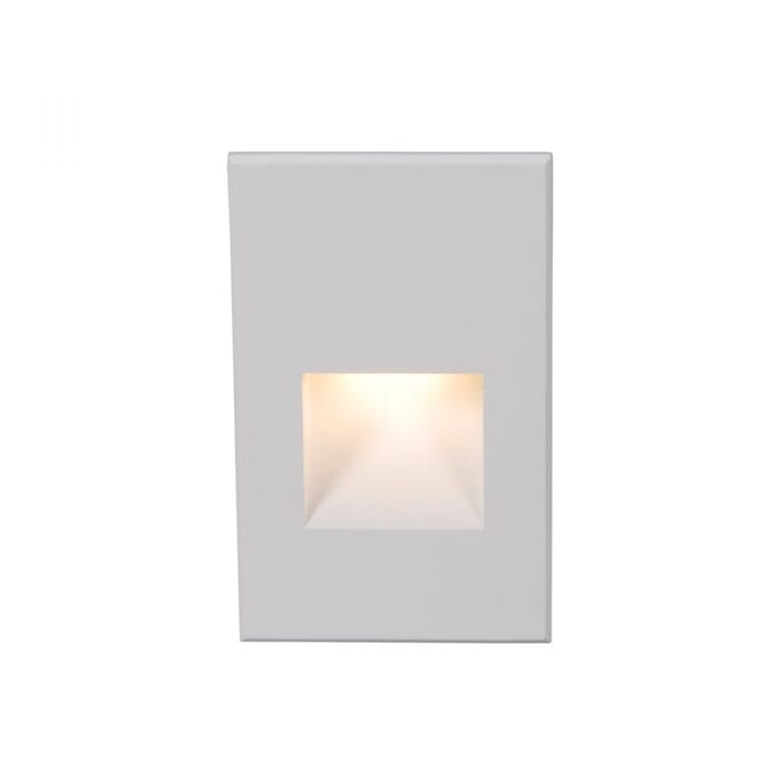 WAC Lighting 277V LEDme 1-Light Vertical Step and Wall Light in White WAC Lighting 277V LEDme 1-Light Vertical Step and Wall Light in White