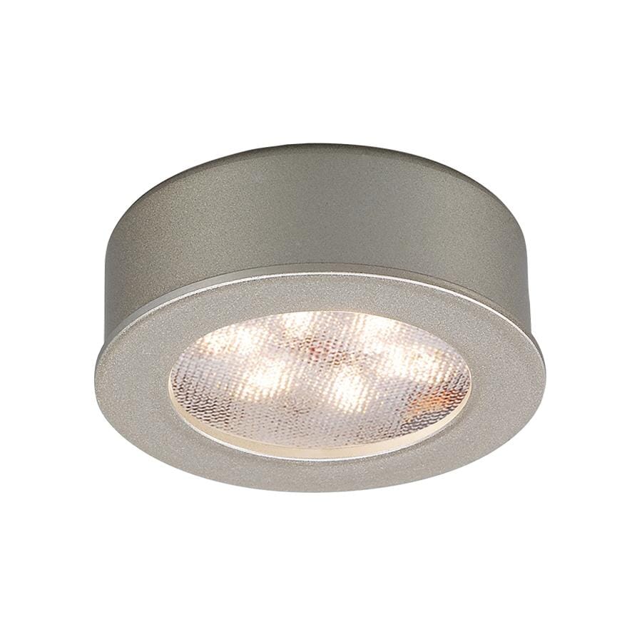 WAC Lighting Round LED 24V Button Light 1-Light in Brushed Nickel - HR-LED87-27-BN