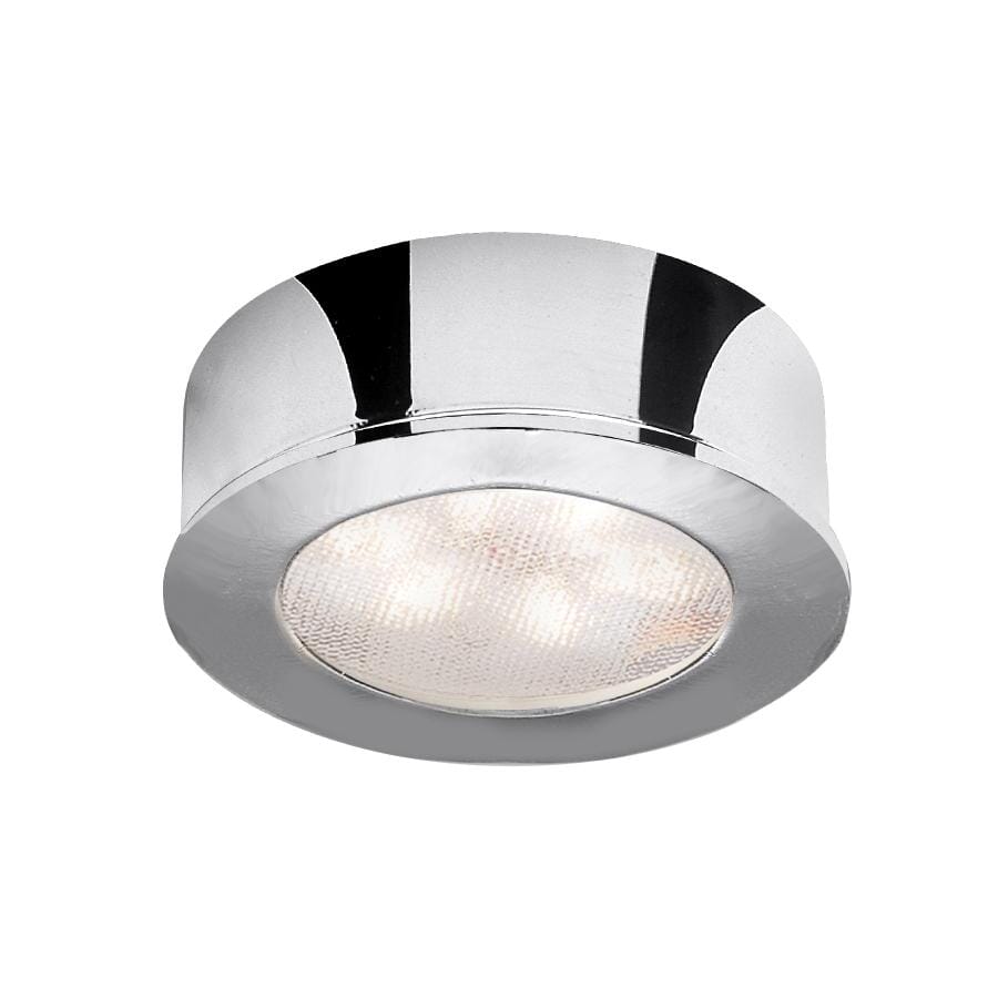 WAC Lighting Round LED 24V Button Light 1-Light in Chrome - HR-LED87-27-CH