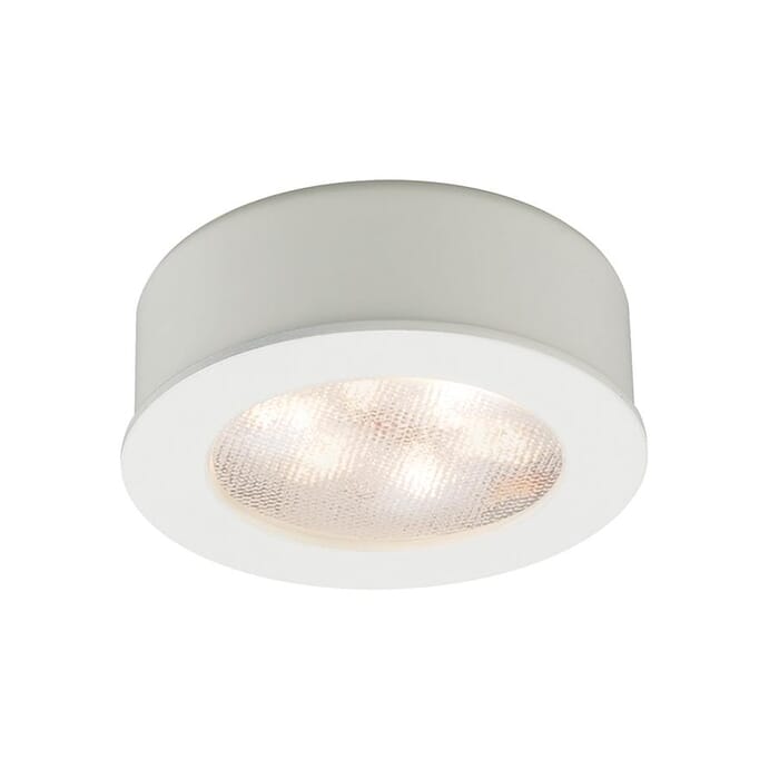 WAC Lighting Round LED 24V Button Light 1-Light in White WAC Lighting Round LED 24V Button Light 1-Light in White