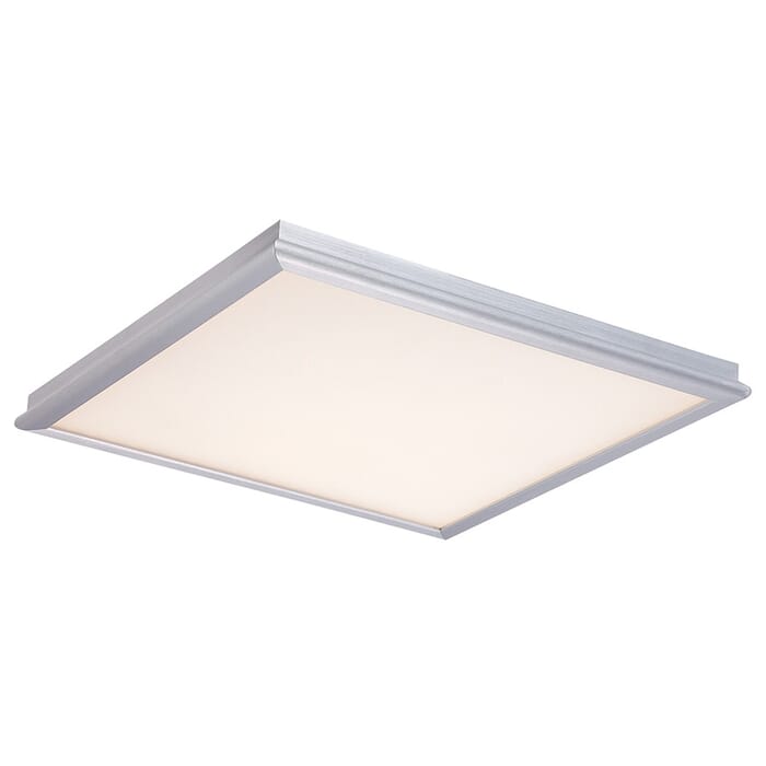 Modern Forms Neo 1-Light Flush Mount in Brushed Aluminum Modern Forms Neo 1-Light Flush Mount in Brushed Aluminum