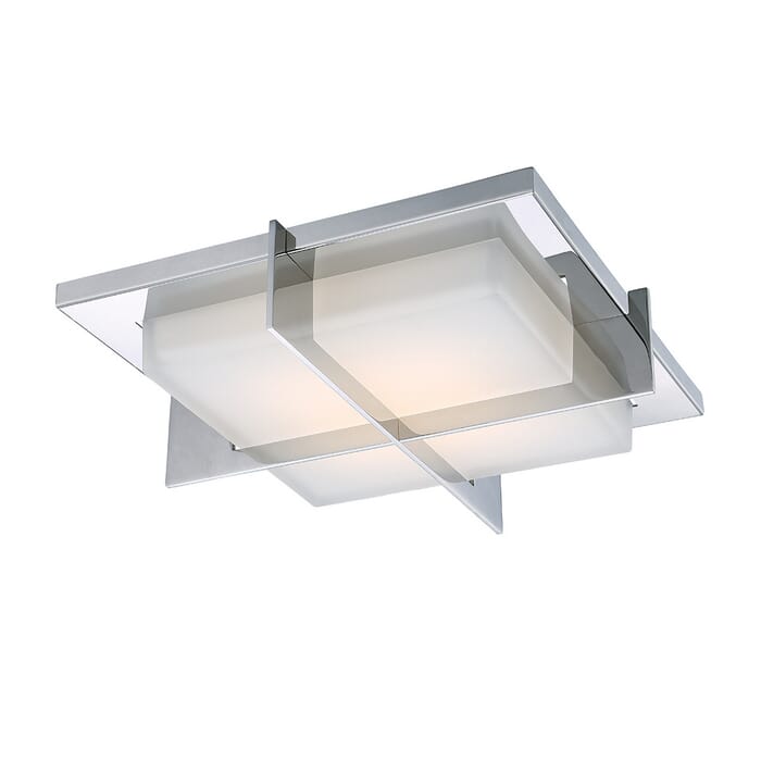 Modern Forms Razor 1-Light Flush Mount in Stainless Steel Modern Forms Razor 1-Light Flush Mount in Stainless Steel