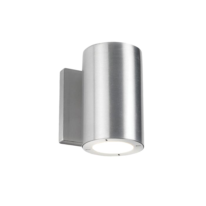 Modern Forms Vessel 1-Light Outdoor Wall Light in Brushed Aluminum Modern Forms Vessel 1-Light Outdoor Wall Light in Brushed Aluminum