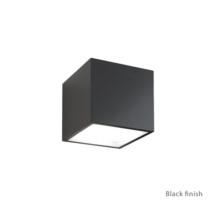 Modern Forms Bloc 2-Light Outdoor Wall Light in Black Modern Forms Bloc 2-Light Outdoor Wall Light in Black