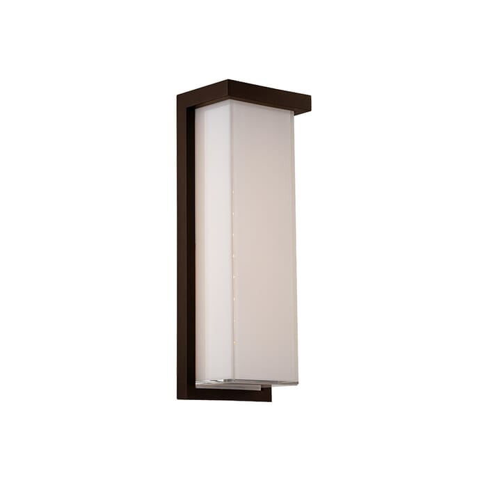 Modern Forms Ledge 1-Light Outdoor Wall Light in Bronze Modern Forms Ledge 1-Light Outdoor Wall Light in Bronze
