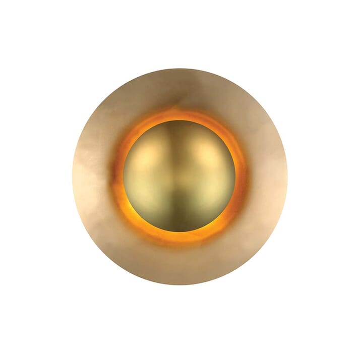 Modern Forms Blaze 1-Light Wall Sconce in Gold Leaf Modern Forms Blaze 1-Light Wall Sconce in Gold Leaf