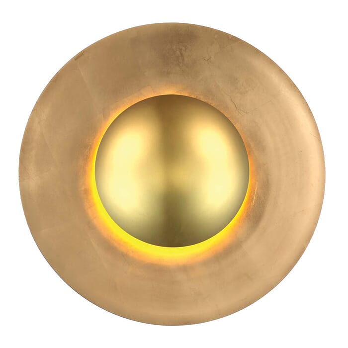 Modern Forms Blaze 1-Light Wall Sconce in Gold Leaf Modern Forms Blaze 1-Light Wall Sconce in Gold Leaf