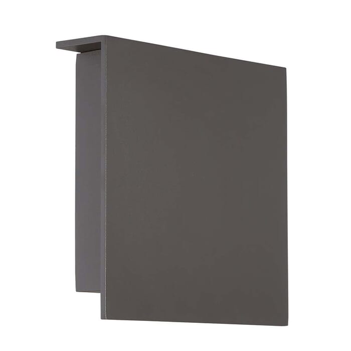Modern Forms Square 1-Light Outdoor Wall Light in Bronze Modern Forms Square 1-Light Outdoor Wall Light in Bronze