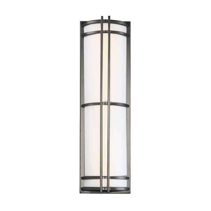 Modern Forms Skyscraper 1-Light Outdoor Wall Light in Bronze Modern Forms Skyscraper 1-Light Outdoor Wall Light in Bronze