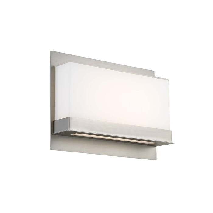 Modern Forms Lumnos 2-Light Wall Sconce in Satin Nickel Modern Forms Lumnos 2-Light Wall Sconce in Satin Nickel