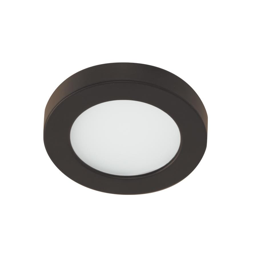 WAC Lighting 1-Light Edge Lit Energy Star LED 24V Button Light in Dark Bronze - HR-LED90-27-DB