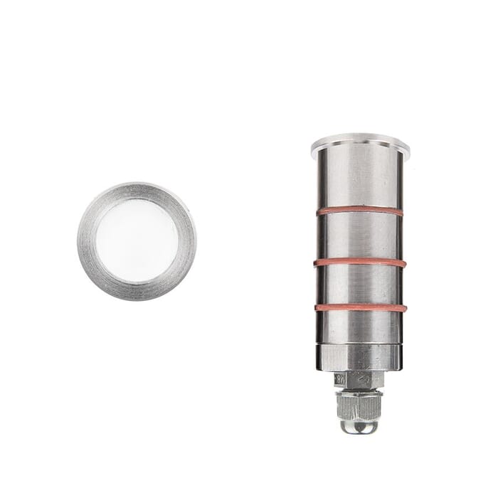 WAC Lighting 1-Light LED 1" 12V Indicator Light in Stainless Steel WAC Lighting 1-Light LED 1" 12V Indicator Light in Stainless Steel