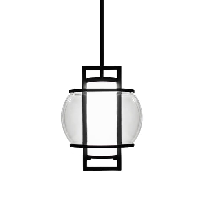 Modern Forms Lucid 1-Light Outdoor Pendant in Black Modern Forms Lucid 1-Light Outdoor Pendant in Black