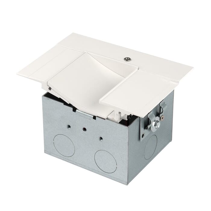 WAC Lighting 1-Light 24V Asymmetrical Architectural Channel in White WAC Lighting 1-Light 24V Asymmetrical Architectural Channel in White