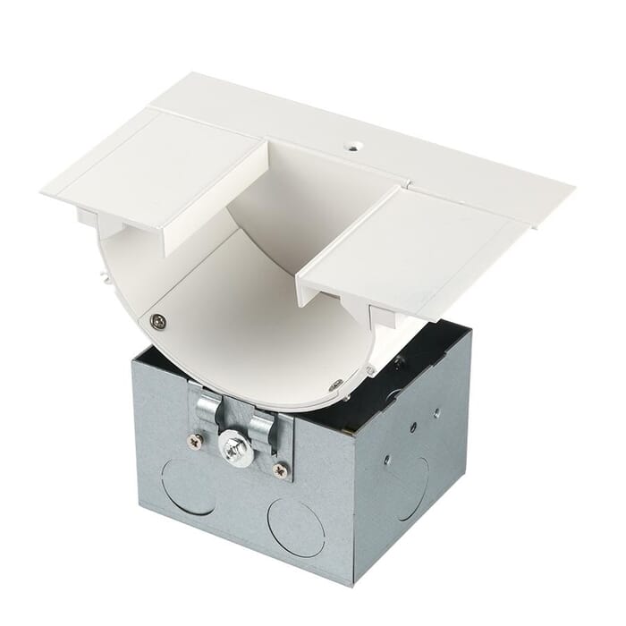 WAC Lighting 2-Light 24V Indirect Architectural Channel in White WAC Lighting 2-Light 24V Indirect Architectural Channel in White
