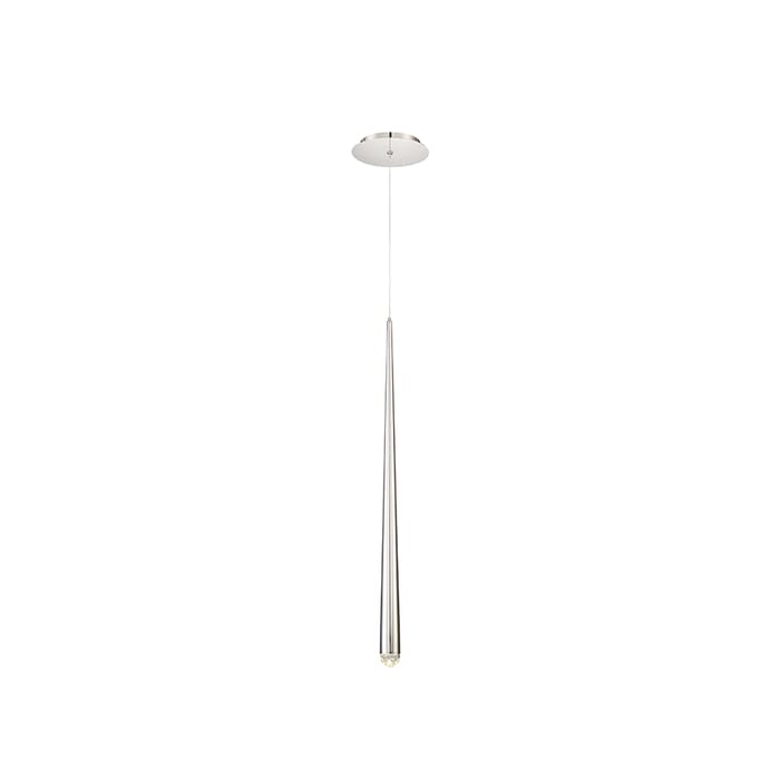 Modern Forms Cascade 1-Light Pendant in Polished Nickel Modern Forms Cascade 1-Light Pendant in Polished Nickel