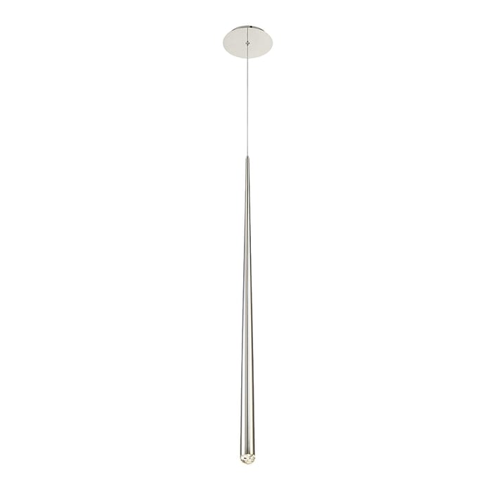 Modern Forms Cascade 1-Light Pendant in Polished Nickel Modern Forms Cascade 1-Light Pendant in Polished Nickel