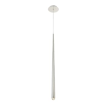 Modern Forms Cascade 1-Light Pendant in Polished Nickel