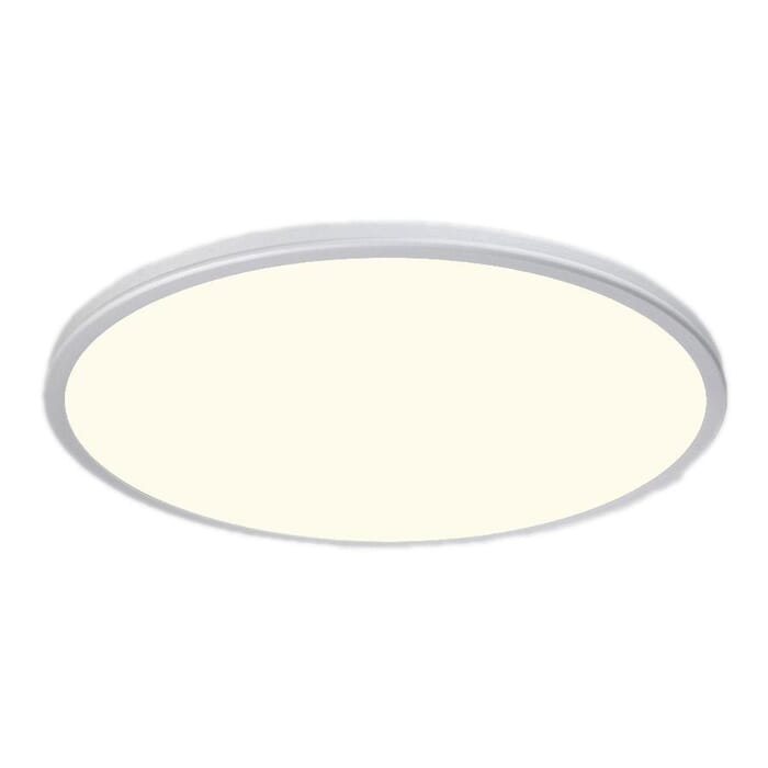 WAC Lighting Geos 1-Light LED Round Low-Profile Flush Mount in Titanium WAC Lighting Geos 1-Light LED Round Low-Profile Flush Mount in Titanium