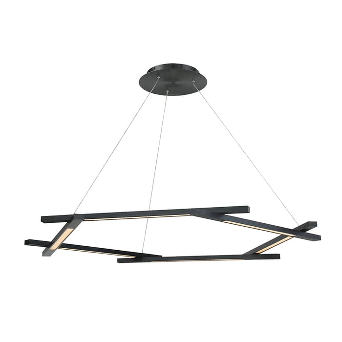 Modern Forms Metric 6-Light Pendant in Black Modern Forms Metric 6-Light Pendant in Black