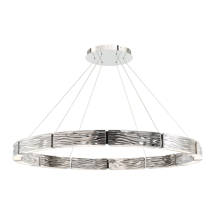 Modern Forms Zelda 12-Light Chandelier in Polished Nickel Modern Forms Zelda 12-Light Chandelier in Polished Nickel