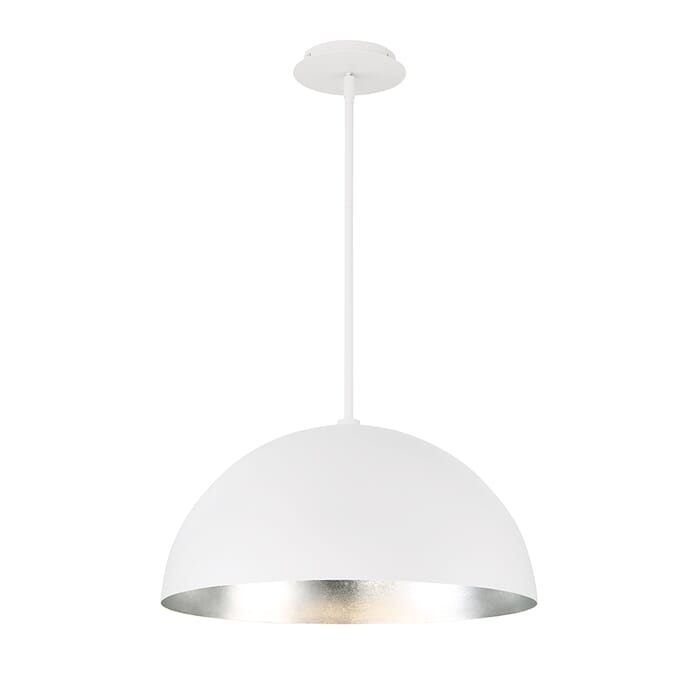 Modern Forms Yolo 1-Light Pendant in Silver Leaf Modern Forms Yolo 1-Light Pendant in Silver Leaf
