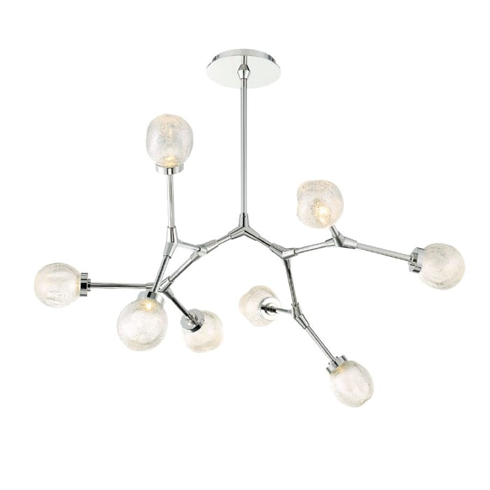 Modern Forms Catalyst 8-Light Chandelier in Polished Nickel Modern Forms Catalyst 8-Light Chandelier in Polished Nickel
