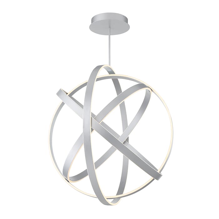 Modern Forms Kinetic 1-Light Chandelier in Titanium Modern Forms Kinetic 1-Light Chandelier in Titanium