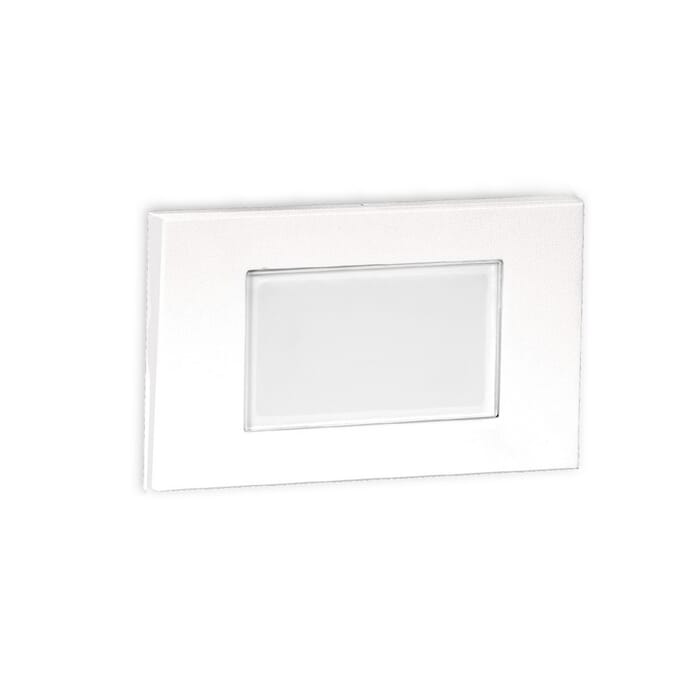 WAC Lighting 1-Light LED Low Voltage Diffused Step and Wall Light in White WAC Lighting 1-Light LED Low Voltage Diffused Step and Wall Light in White