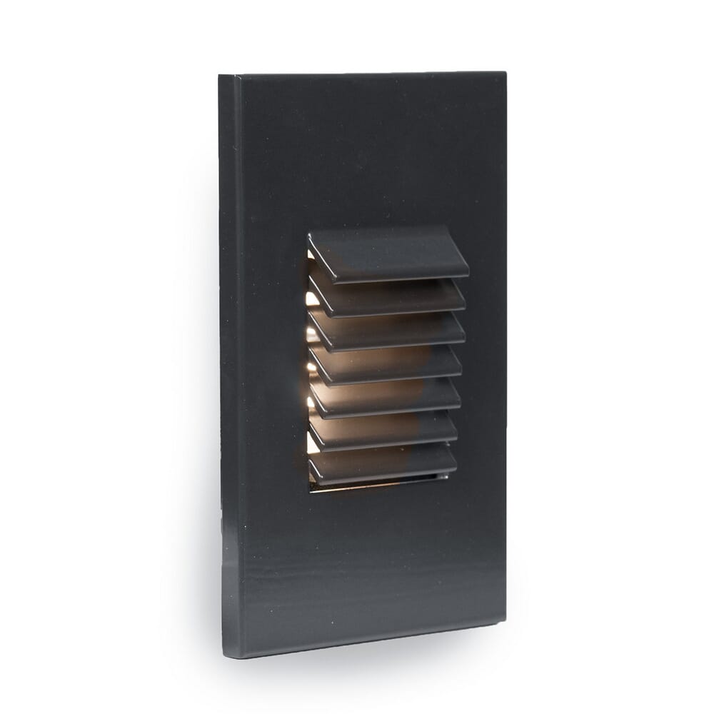 KYTVOLON DSL1000-BZ Louvered Down Incand 120V Step Light, Bronze Finish