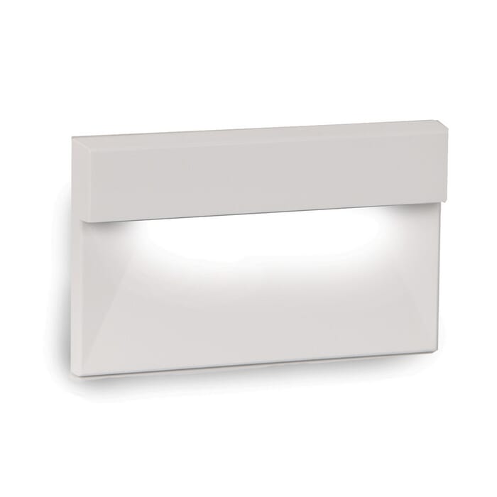 WAC Lighting 277V 1-Light LED Horizontal Ledge Step and Wall Light in White WAC Lighting 277V 1-Light LED Horizontal Ledge Step and Wall Light in White