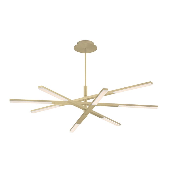 Modern Forms Stacked 1-Light Pendant in Brushed Brass Modern Forms Stacked 1-Light Pendant in Brushed Brass