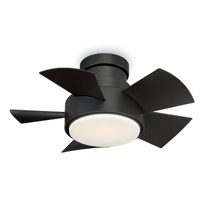 Modern Forms Vox Flush Mount Outdoor 1-Light LED 26" Ceiling Fan in Bronze Modern Forms Vox Flush Mount Outdoor 1-Light LED 26" Ceiling Fan in Bronze