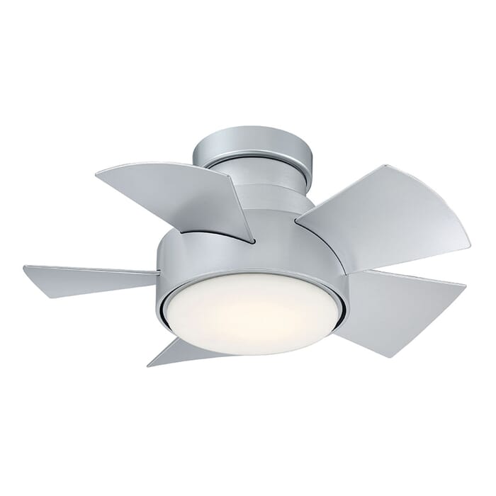 Modern Forms Vox Flush Mount Outdoor 1-Light LED 26" Ceiling Fan in Titanium Silver Modern Forms Vox Flush Mount Outdoor 1-Light LED 26" Ceiling Fan in Titanium Silver