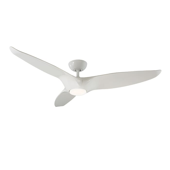 Modern Forms Morpheus III Outdoor 1-Light LED 60" Ceiling Fan in Gloss White Modern Forms Morpheus III Outdoor 1-Light LED 60" Ceiling Fan in Gloss White