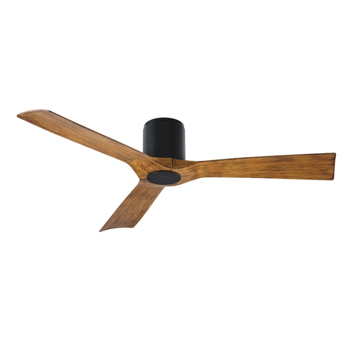 Modern Forms Aviator 54" Flush Mount Outdoor Smart Ceiling Fan in Aluminum Matte Black Modern Forms Aviator 54" Flush Mount Outdoor Smart Ceiling Fan in Aluminum Matte Black