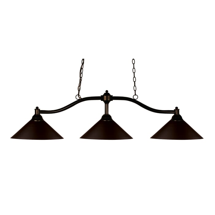 Three Light Billiard by Z-Lite Three Light Billiard by Z-Lite