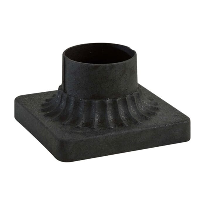 The Great Outdoors 4" Outdoor Post Lights/Outdoor Pier Mount in Spanish Iron The Great Outdoors 4" Outdoor Post Lights/Outdoor Pier Mount in Spanish Iron