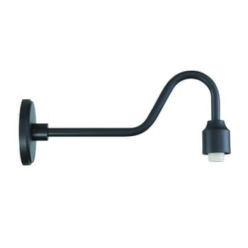 The Great Outdoors 9" RLM Lighting Wall Mount in Black
