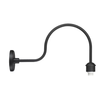 The Great Outdoors 14" RLM Lighting Wall Mount in Black