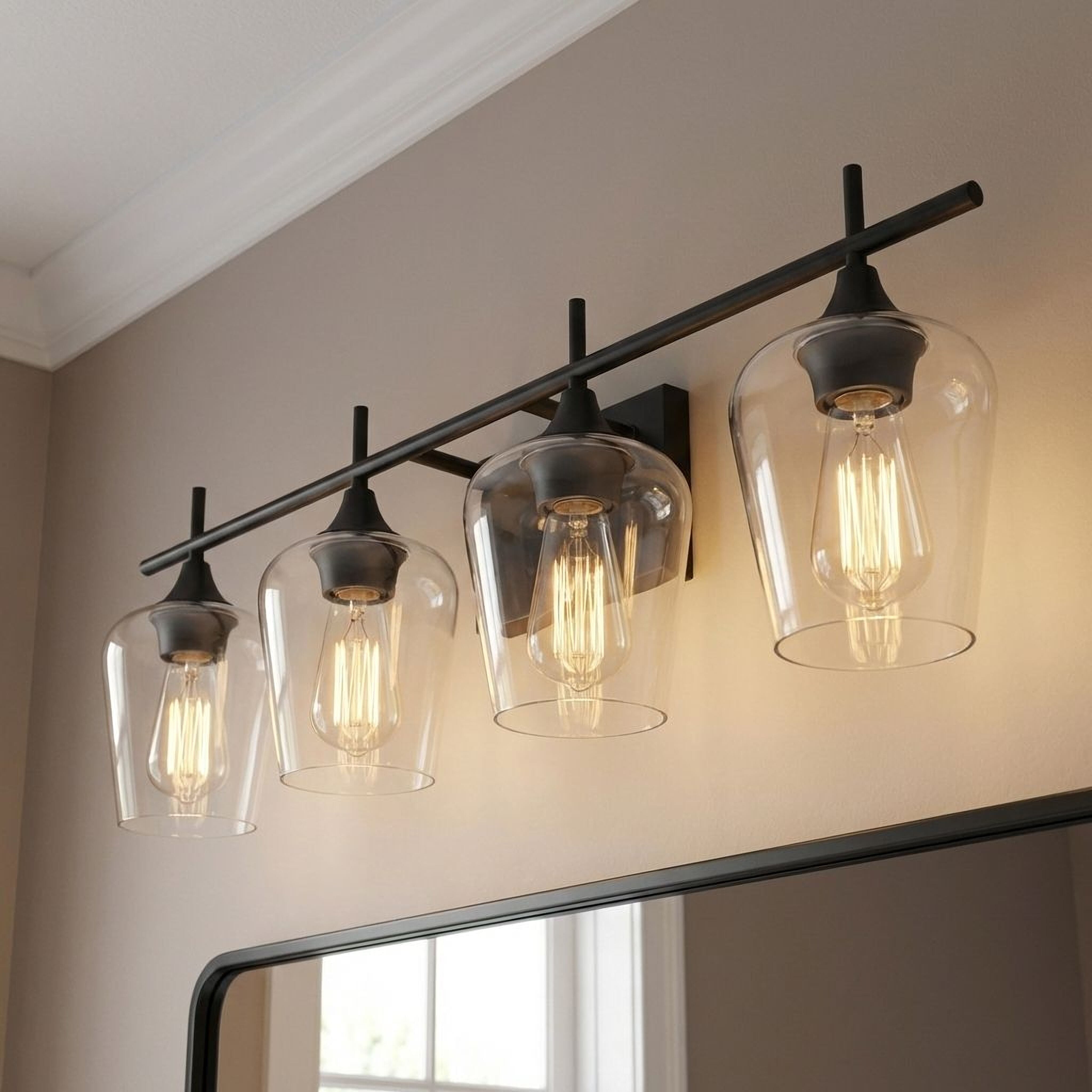 Black Octave Bathroom Vanity Light